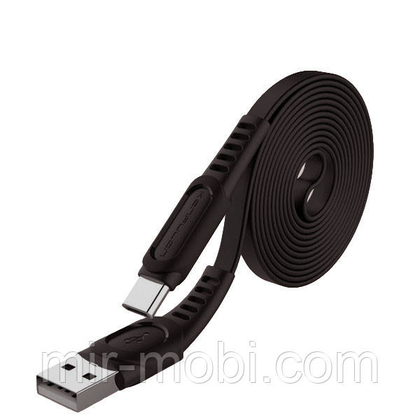 Кабель Konfulon DC03C, Type-C, 2m, 2,4A, Black