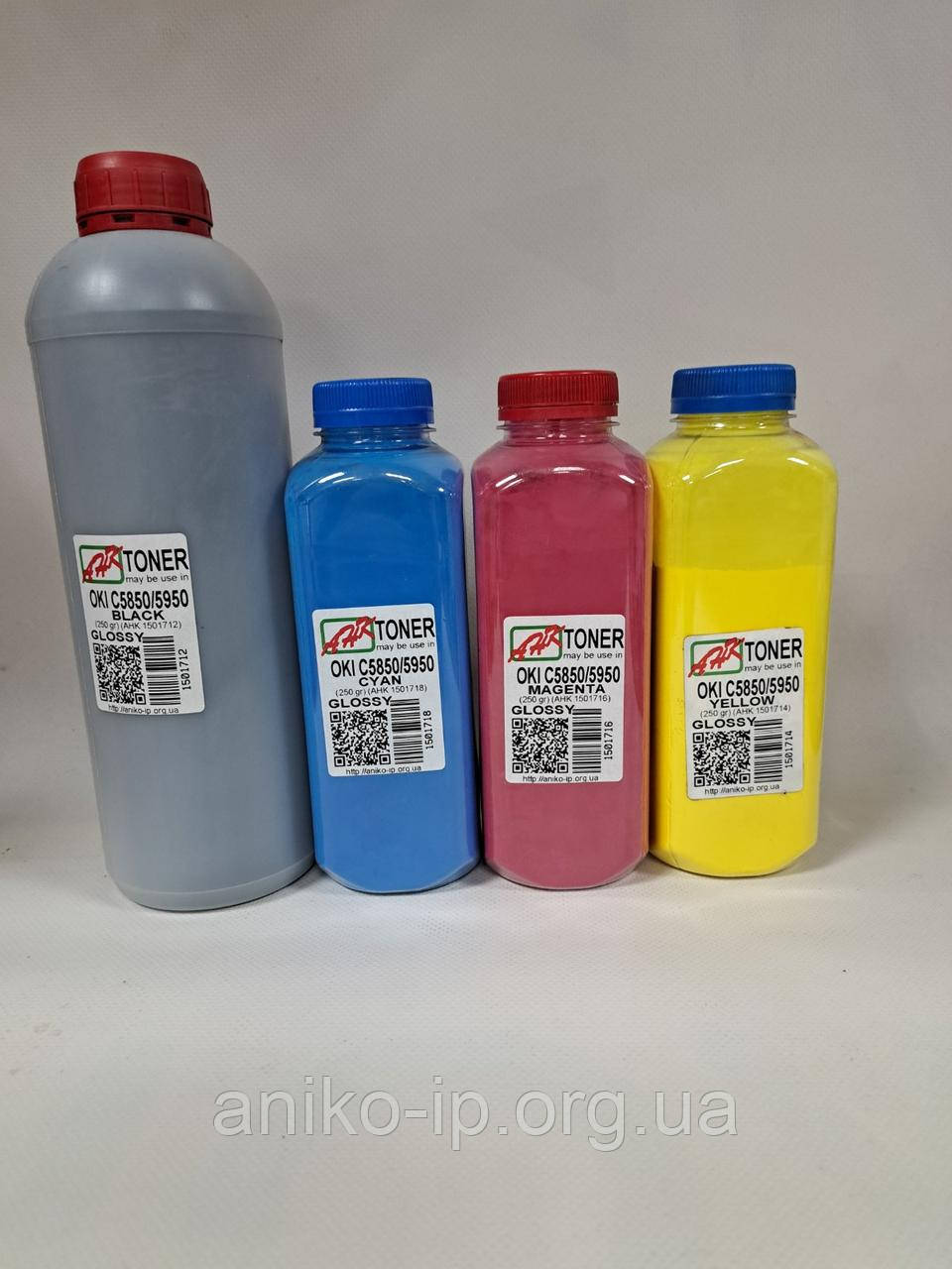 ТОНЕР OKI C5850/5950 (Black 250 г) ULTRA COLOR AHK