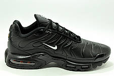 Кросівки Nike Air Max TN Plus чорні чоловічі (Найк Аїр Макс), фото 3