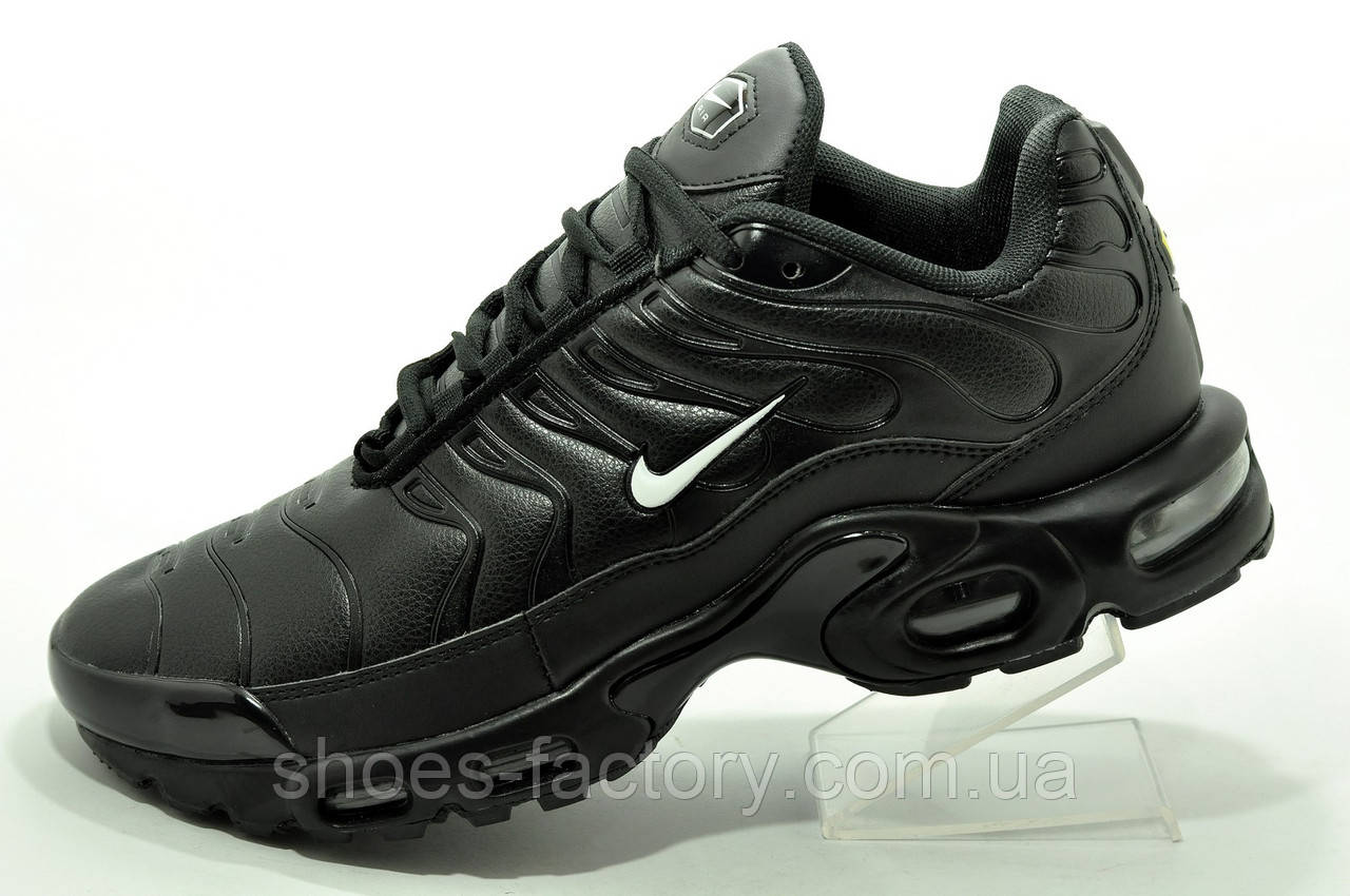 Nike tn sale leather black