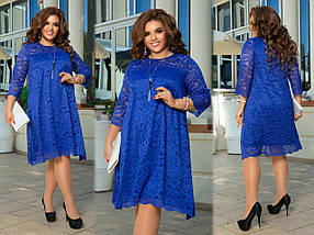 Сукня А-силует з гіпюру, фото 2