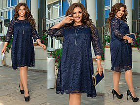 Сукня А-силует з гіпюру, фото 3