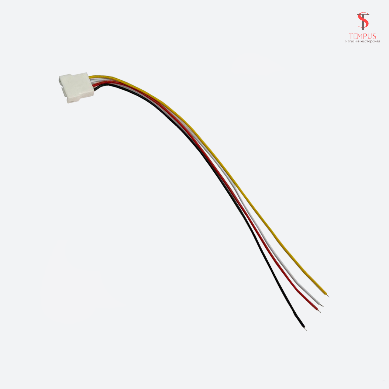 Шлейф дротів 26AWG з кроком 2.54 мм 4Pin (штекер): продаж, ціна у ...