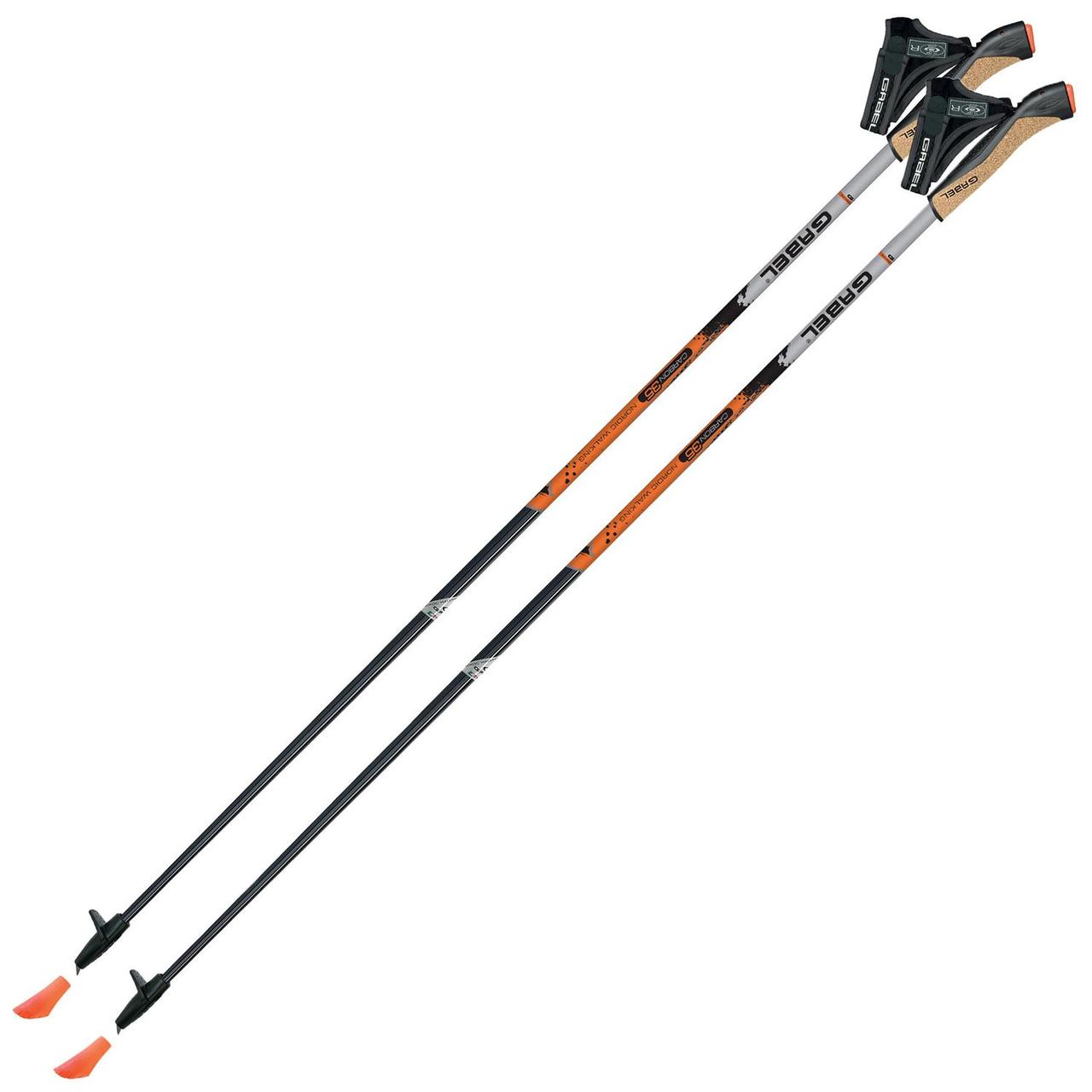 Палиці для скандинавської ходьби Gabel X-1.35 Active Knife, 105 см (Black/Orange)