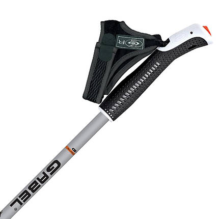 Ультралегкі палиці для скандинавської ходьби Gabel X-1.35, 125 см (Black/Orange), фото 3