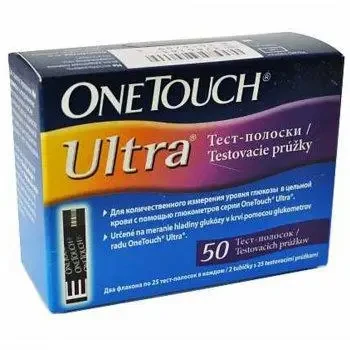 Тест смужки One Touch Ultra | Ван Тач Ультра 50 шт. 30.08.2023 г.