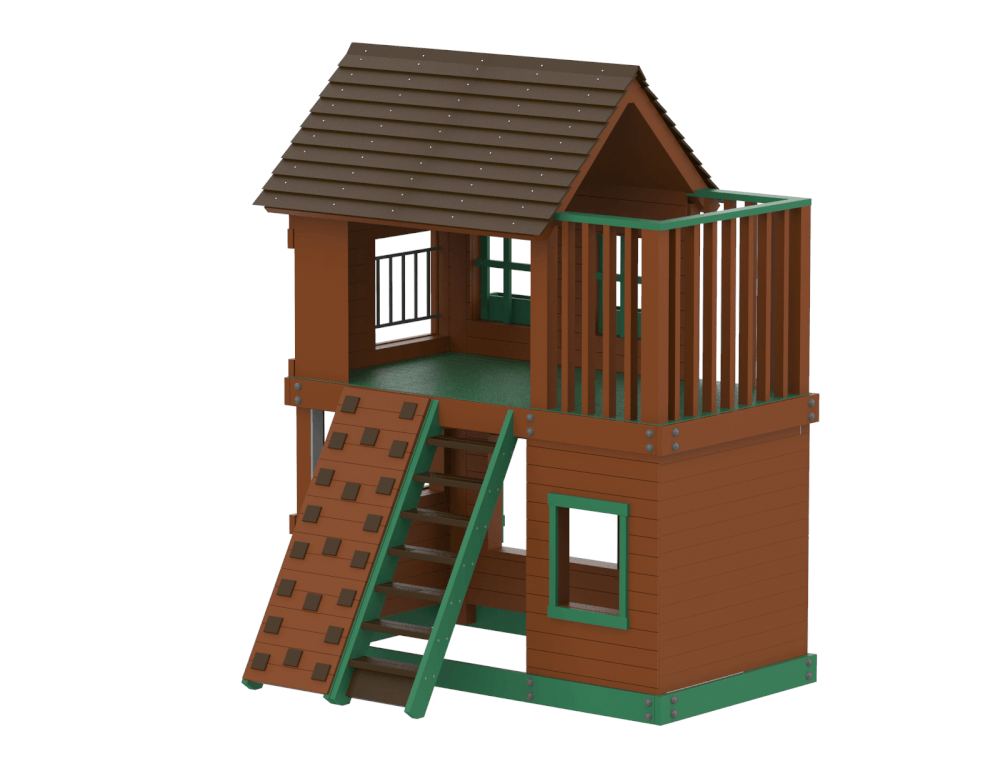 Дитячий будиночок Kantri каркас дерево 251х236 см (Kidigo ТМ)