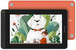 Графічний монітор Huion Kamvas 12 + рукавичка, підставка (GS1161) Starfish Orange