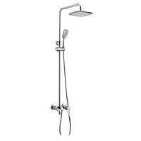 Душова система BILA DESNE (змішувач для ванни, верхній і ручний душ 3 режима, шланг 1,5 м)