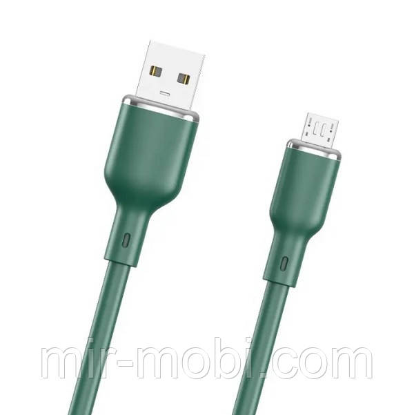 Кабель Joko DL18, Micro, 1m, 2.4A, Green