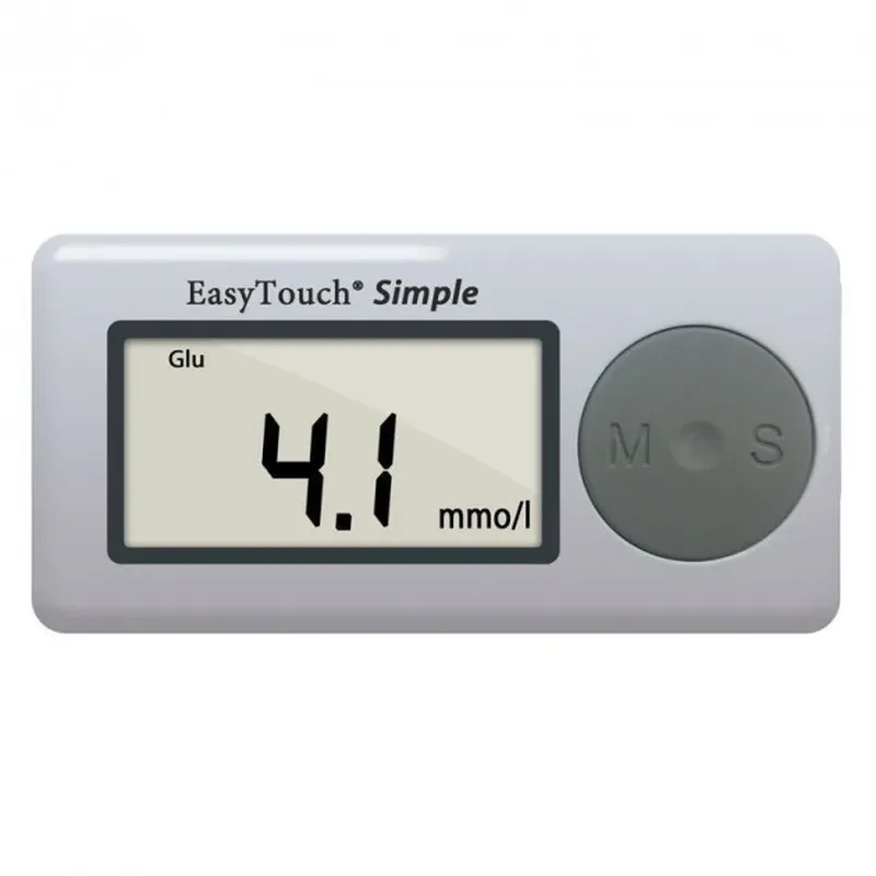 Глюкометр EasyTouch Simple (без кодування), для вимірювання рівня глюкози у крові