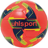 Мяч футбольный Uhlsport ULTRA LITE SOFT 290 оранжево-сине-желтый 1001724 01 Размер 4