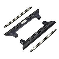 Перехідник на універсальний ремінець для Apple Watch 38/40/41 mm на шпильці Black