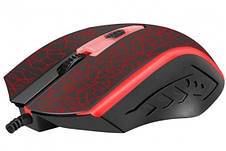 Миша провідна ігрова Xtrike ME Gaming GM-206 для геймерів з підсвічуванням Чорна, фото 3