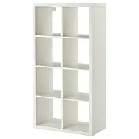 IKEA KALLAX (802.758.87) Шкаф, Книжный шкаф, белый, 77x147 см