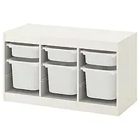 IKEA TROFAST (692.284.73) Шкаф с контейнерами, белый, белый