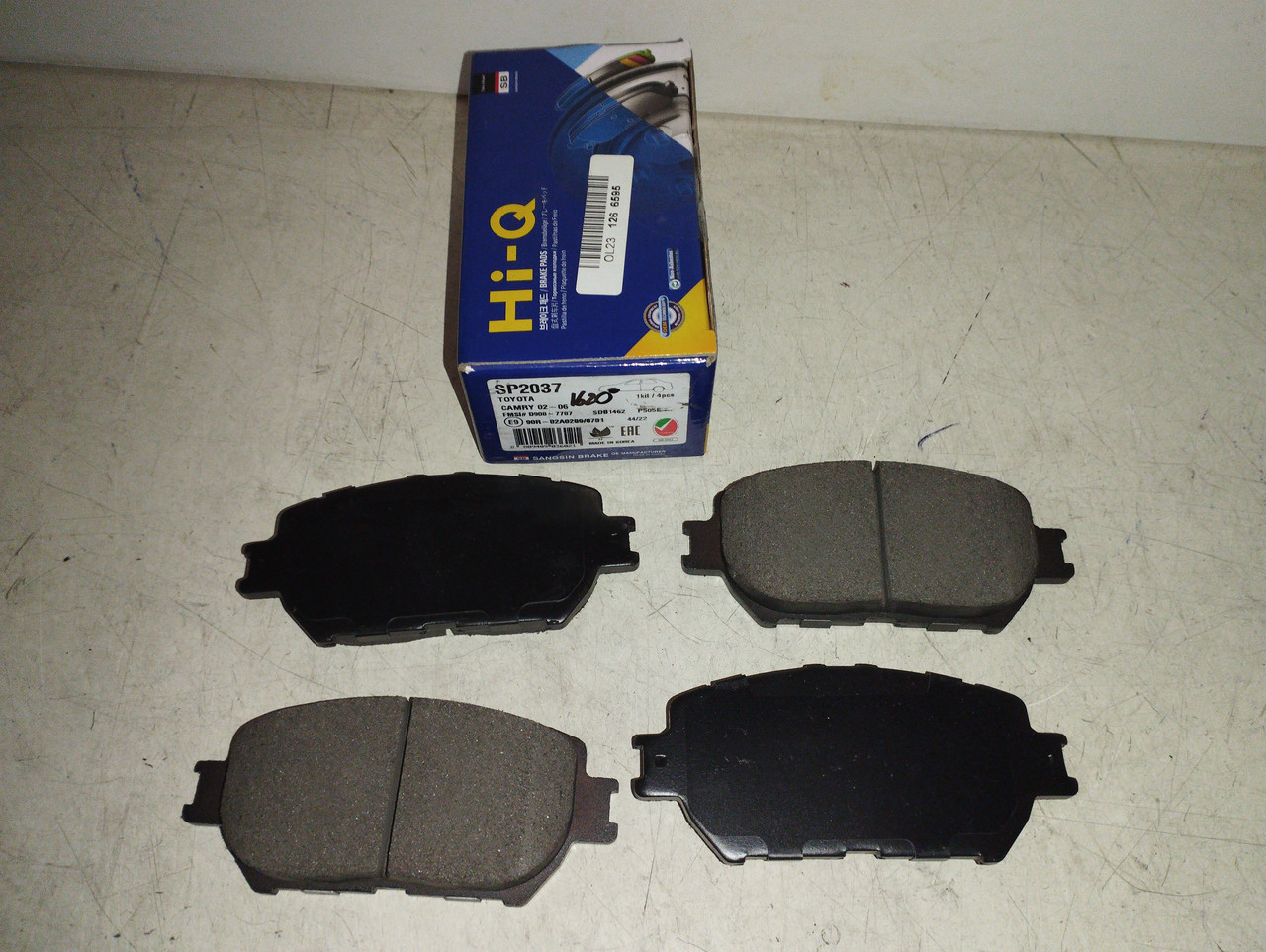 SANGSIN Колодки гальмівні передні TOYOTA CAMRY 01-. LEXUS RX300,RX330 3.0I,3.3I 24V, фото 1