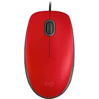 Мишка Logitech M110 Silent Red класична USB