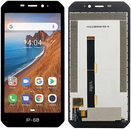 Дисплей + сенсор Ulefone Armor X7 Black (Original) - p/n: BX500162-30B v2.0 SST, фото 1