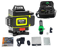 Лазерний рівень із жк-екраном hilda 4d 16 ліній, тонкий промінь