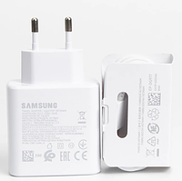Зарядное устройство Samsung 45 Вт Usb Type C быстрая зарядка EP-TA845 White