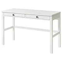 IKEA HEMNES (903.632.23)Стол с 2 ящиками, белая морилка, 120x47