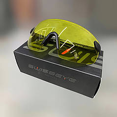 Окуляри балістичні Swiss Eye Defense Smoke, сертифіковані, жовта лінза (40413), окуляри тактичні