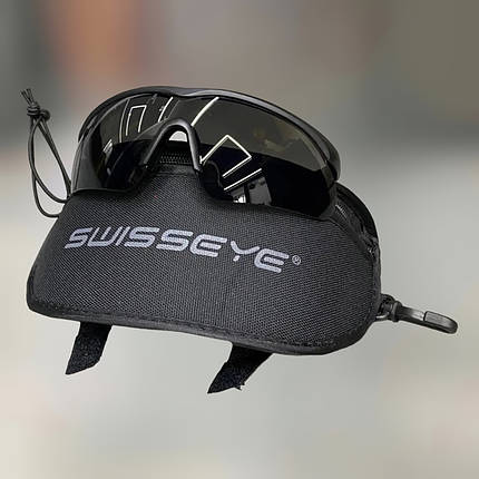 Окуляри балістичні Swiss Eye Raptor New Black, сертифіковані, чохол та 2 змінних скла, окуляри тактичні, фото 1
