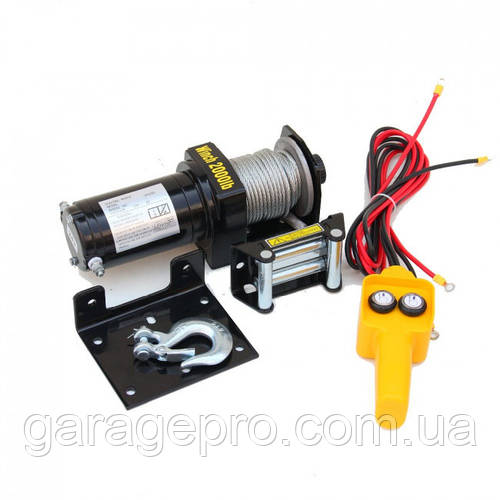 Лебедка для квадроцикла Electric Winch 2000lbs (12 Вольт / 907кг ...