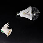 Диско лампа в патрон E27, RD-5012 + перехідник / Світлодіодна лампа, що обертається від мережі / Дискошар в патрон, фото 9