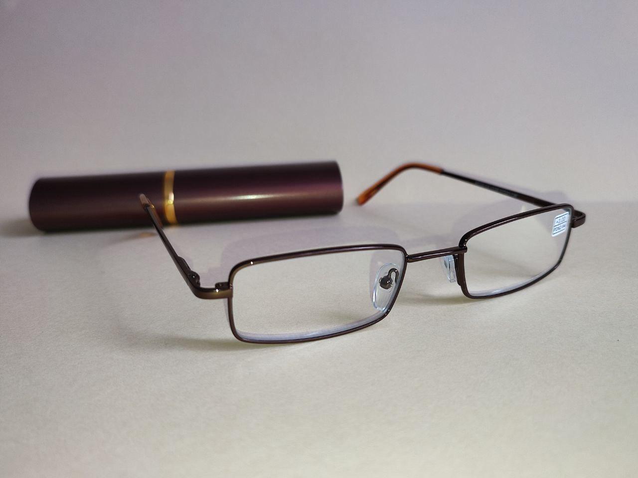 Очки для зрения в футляре Готовые мини сложные очки для чтения лектор +2 - фото 4 - id-p1895763046
