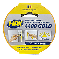 HPX 4400 GOLD малярська стрічка ширина 36 мм довжина 50 метрів