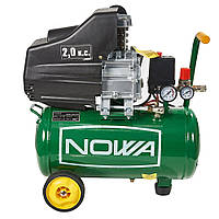 Компрессор с ресивером NOWA KBN 220-24 24л, 1.5 кВт, 190 л/мин