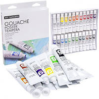 Фарби 12мл "Art Ranger" 24 кольори "Gouache" EG2412  купити дешево оптом в інтернет-магазині