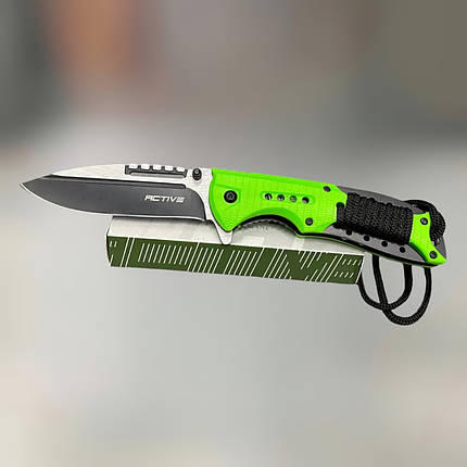Ніж Active Roper Green, нержавіюча сталь, складаний ніж для військових*, фото 1