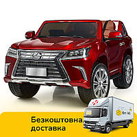 Детский электромобиль Lexus (4 мотора по 35W, 2 аккум, USB,SD) Bambi M 3906EBLRS-3 Красный