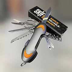 Мультитул, Skif Plus Smiley, 14 інструментів, складаний ніж мультитул, ніж багатофункціональний