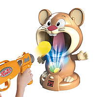 Интерактивный тир "Мышонок" Joy Acousto-Optic Hamster 1970A / Игровой тир для детей с бластером