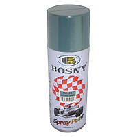 Акриловая аэрозольная краска Bosny серебристо-серый 400 мл