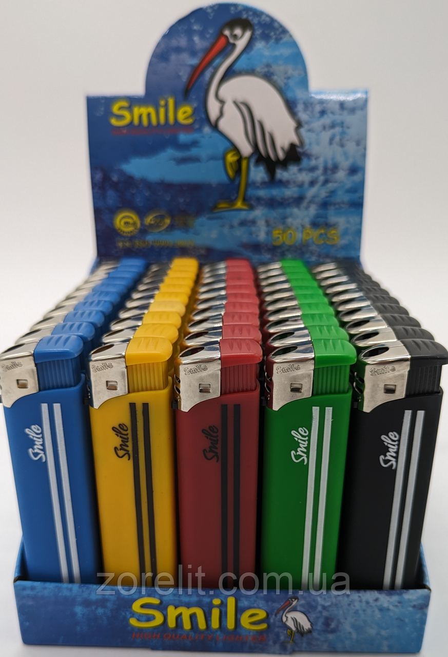 Запальничка Smile 7106 П'єзо Гума, фото 1