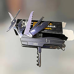 Мультитул, Skif Plus Shrimp, 12 інструментів, складаний ніж мультитул, ніж багатофункціональний