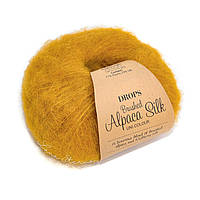 Пряжа DROPS Brushed Alpaca Silk 19 Карри