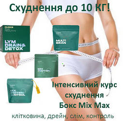 LYM drain & detox та Multi Brain Mix Protein SLIM Mix protein Control – супер набір для схуднення від Чойс