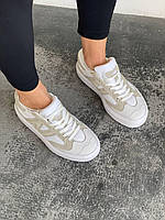 Світлі кросівки Нью Беленс 302 жіночі. Модні кроси на кожен день New Balance 302., фото 9