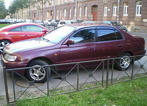 Дефлектори вікон (вітровики) Toyota Carina Sd 1996-2001 (Тойота Каріна) T25196