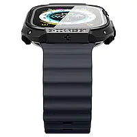 Захисний чохол зі склом Spigen Tough Armor Black для Apple Watch Ultra 49mm (ACS05457), фото 4