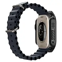 Захисний чохол зі склом Spigen Tough Armor Black для Apple Watch Ultra 49mm (ACS05457), фото 5