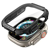 Захисний чохол зі склом Spigen Tough Armor Black для Apple Watch Ultra 49mm (ACS05457), фото 8