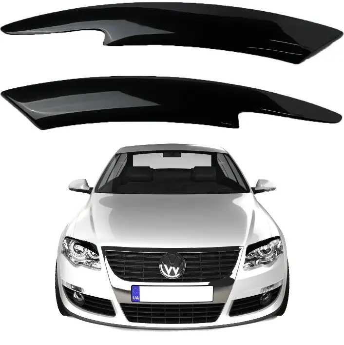 Вії (Реснічки) на фари "AV-Tuning" - накладки Volkswagen Passat B6 2005-2010 Седан