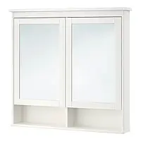 IKEA HEMNES Шкаф с зеркалом и дверью, белый (802.176.75)